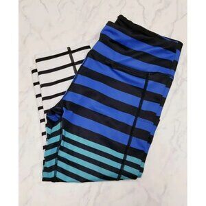 Belcorva Cropped Leggings size medium  workout athleisure yoga running‎ nwot